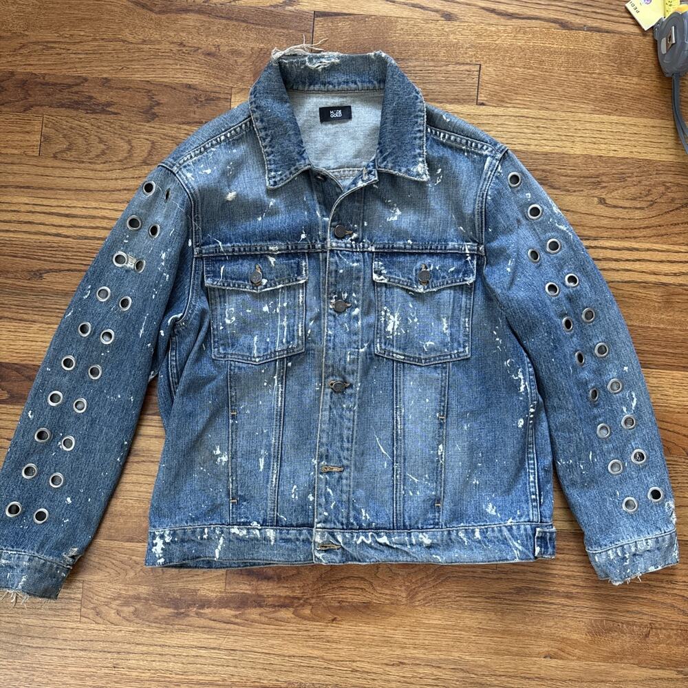 Rare Marta Goldschmied label Made Gold Jeans Jacket